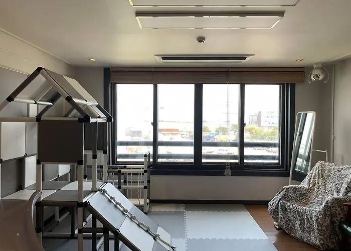 Pier 40 Free Parking Oceanview Kids House Jungle Gym Slide 2bedroom 부산광역시
